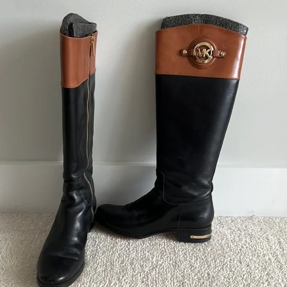 2 tone hot sale michael kors boots